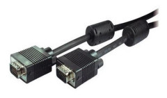 S-Conn 5m S-VGA, 5 m, VGA (D-Sub), VGA (D-Sub), Hanstik, Hanstik, Sort