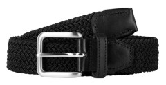 Jack And Jones Spring Vävt Läderbälte 90cm Svart Black 90cm