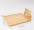 Bamboo Cheese Board with 4 Stainless Steel Cheese Knives, Gift