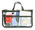 Clear PVC Insert Handbag Organizer 8 Pockets Travel Cosmetic Bag for Girls Women