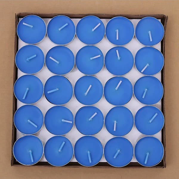 50-pack doftfria värmeljus, romantiska kärleksljus i bulk för heminredning, bröllop och födelsedagar