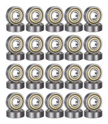 40-pack 608 ZZ Kullager, 8 mm x 22 mm x 7 mm Metall Dubbelt Skyddande Miniatyr Djupgående Kullager för Skateboard, Scooter, Inlines