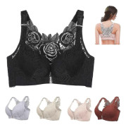 Floral Secrets Comfort Rose BH, Comfort Rose Lyft-BH, Knäppning Fram, Push Up, Trådlös & Sömlös BH cy