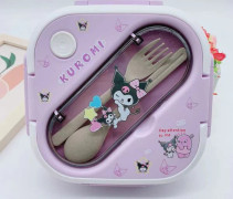 Kuromi My Melody Cinnamoroll Pompom Purin Ny Sanrio Mikrovågsugn Lunchlåda Hushålls Fräsch Låda Lunchlåda Anime Leksak Gåva Kuromi