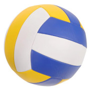 Mjuk volleybollträningsboll 1,6 tjocklek vit blå gul 5-nummer standard maskinsydd explosionssäker