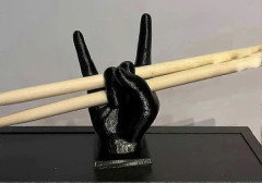 Trumpinnar Display Stand Kreativa presenter Trummis, Rolig trumpinnehållare Trumpinnehållare Organizer Set Presenter för musikaliska vänner svart svart black
