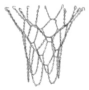 Utomhus basketnät i metall, ersättning för basketnät, kraftigt basketnät, för inomhusbasketplan, campusbasketplan
