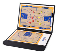 Basketbol Coachingtavla 2,5 Vikbar Strategi Undervisningsklämma med Whiteboard och Markörpenna