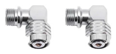 90-graders svängbar slangadapter för dykregulator, metall, förhindrar drag från munnen, 2-pack