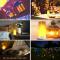 LED Flame Lamp, LED Flame Light with Remote Controls