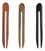 Large Wooden U-shaped Hairpin Retro Hairpin for Women (15cm)