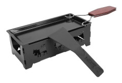 Minigrillpanna Nonstick Ostgrillpanna Med Trähandtag Hem Kök Grillverktyg