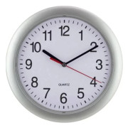 22222 Quartz Väggklocka 25 cm silver