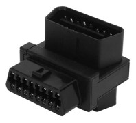 OBD2 16-stifts hane till 2 hona plug and play splitterkontaktadapter för diagnostisk förlängning