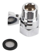 G1/2 Shower Shut-Off Valve Water Flow Control Valve with Lever Handle for Home Bathroom