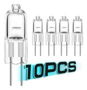 10 st Halogenlampa G4 12V 5W 10W 20W 35W 50W Globe Lot JC Bi-Pin LED Varmvit Ersätt LED Kapsellampa Halogenlampor Ljus
