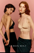 [KK] Low Back Bra for Women Push Up Deep V-Neck Backless Bra Skin Skin XL
