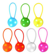 7-pack LED Blinkande Lampor för Barns Skolväskor, 3 Ljuslägen Reflekterande Lampa för Hund, Camping, Cykling, Löpning, Vandring, Ryggsäck GS