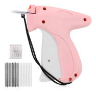Fin Stitch Gun Stitchy Quick Klädfixare för Kläder, Micro Taggningspistol för Kläder med 5 Fina Nålar & 1000 st Fästen, Mini Speedy Sticky