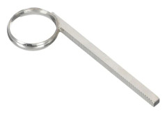 Metalltrumpetfingerring Silvertrumpetglidarfett för banduppträdande