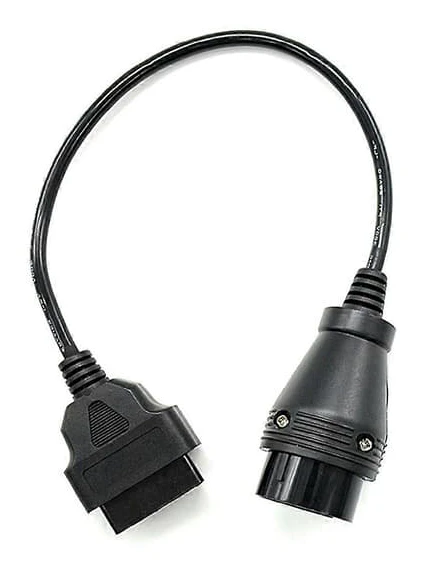 OBD1 till OBD2-kontaktadapter 38-polig OBDI till 16-polig kompatibel med Mercedes Benz Black