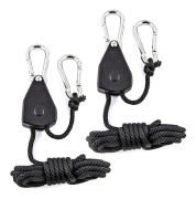 Remskiva Rope Ratchet- Tungt lyftande låsande hängare