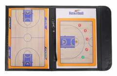 Magnetisk vikbar basketcoachningstavla med markör och suddgummi 3-faldig bärbar