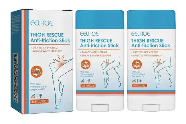 23g Anti-chafing Cream Stick Comfort & Moisturizes Rough Skin Stick for Running Hiking Cycling or Workout (2pcs)