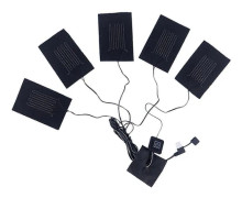 USB Elektrisk Värmedyna Tvättbar Värmeduk för Fotvärmare Jacka
