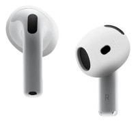 Airpods 4 Silikonöronproppar - 2 par, Transparenta Ersättningsproppar för Förbättrad Komfort och Passform Vit Vit White