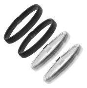 Ärmhållare i metall för män, halkfria armbindlar, mångsidiga elastiska strumpeband