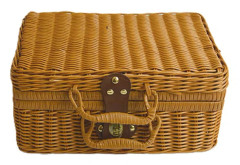 Picnic Basket Large Size Organizer Container Storage Basket with Lid