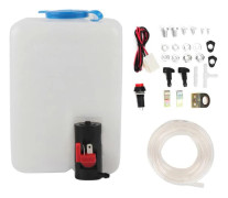 Universal Spolarsats Rengöringspump 12V 1,8L Vindrutetorkarreservoar