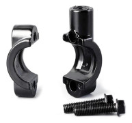 Motorcykel 10mm 8mm Styrfäste Klämma-på Backspegel Monteringsadapter Xixi Black 10mm