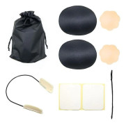 [LCS]Bra Kit Push Up Frontless Halkfri BH Djup Silikon Osynlig Bröstklistermärke 2st A2