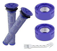 V7 V8-filter för Dyson, 4-pack ersättningsfilter, 2 efter-HEPA-filter, 2 förfilter. Ersätter delar 965661-01 och 967478-01