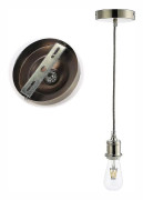 4-pack Taklampa Takplatta Fäste 90mm Jordad Med Skruvar Hängande Taklampa