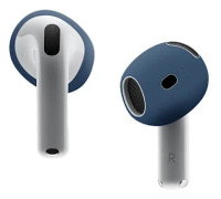 Airpods 4 Silikonöronproppar - 2 par, transparenta ersättningsproppar för förbättrad komfort och passform Blå Blå Blue