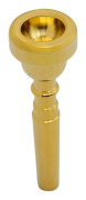 Trumpet 5c Kopparmunstycke Instrumenttillbehör Gyllene Antik Elegant Design Praktisk