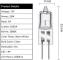 Halogenlampor G4 20W 12V. varmvit 2800K. dimbar transparent kapsel 10 stycken A2