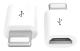 Adapter Micro-USB till Lightning 2in1 Laddning + Dataöverföring