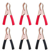 #PCS 70mm Long Car Battery Alligator Clips Insulated Battery Clamps 50A C#
