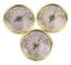 3 i 1 termometer hygrometer barometer 72mm för fartyg/fabrik/laboratorium/hem för väderprognos lätt vikt