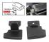 2 ST Konsol Armstöd Lock Spärr Lås Skydd Armstöd Box Lås för ASX 8011A408 8011A409 Black