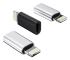 Micro USB hona till Lightning hane-adapter 3-pack – Laddkabelomvandlare kompatibel med iPhone/iPad