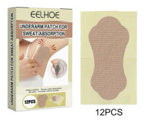 Svettabsorberande Armhåle-pads - Osynliga Anti-Perspirant Klistermärken för Långvarig Svettabsorption, 12 st