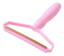 Bärbar hårborttagare, hårborttagningsborste, luddroller, djurhårsutjämnare, snabb hårborttagare för kläder, soffa, återanvändbar skrapa (rosa)