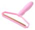 Bärbar hårborttagare, hårborttagningsborste, luddroller, djurhårsutjämnare, snabb hårborttagare för kläder, soffa, återanvändbar skrapa (rosa)