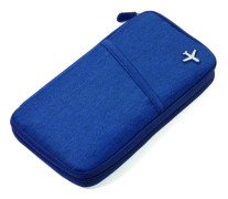 Resefodral Passfodral med RFID - Julklapp Present blå