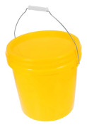 10l Livsmedelssäker Fermenteringshink med Lock och Handtag, Fermenteringsbehållare i Plast med Stor Kapacitet